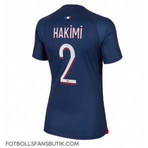 Paris Saint-Germain Achraf Hakimi #2 Replika Hemmatröja Damer 2023-24 Kortärmad